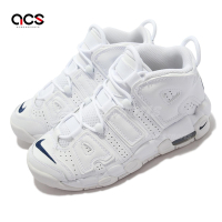 Nike 休閒鞋 Air More Uptempo GS 女鞋 經典款 大AIR 氣墊 避震 大童 穿搭 全白  DH9719100