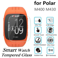 100PCS Screen Protector for Polar M430 Smart Watch Tempered Glass for Polar M430 Anti-Scratch Protective Film
