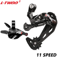LTWOO 1X11 Shifter Groupset 11S Carbon Fiber Rear Derailleur&amp;Aluminum Shift Lever for Mountain Bike Compitable with Shimano Sram