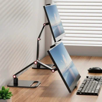 Monitor Desk Holder Portable Metal Stand 16 Inch Universal Expandable Display Base Vesa Mount External Vertical Screen Expansion