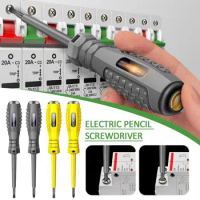 Electric Pen For Electricians Multi Functional High Torque Cross Screwdriver Electric Testing Pen P1Z9