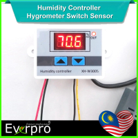 Digital Humidity Controller Hygrometer Switch Sensor DC12V 24V AC110-220V