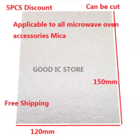 5PCS microwave oven parts 15 x 12CM 0.4mm thick Mica sheet prevents oil stain Sheets for Galanz Midea Panasonic LG etc..