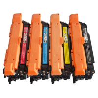 4 Pack CE400A CE401A CE402A CE403A 507A 507X Color Toner Cartridge compatible For HP LaserJet Pro 50