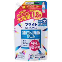【LION 獅王】日本製 STRONG最強漂白劑 900ML 補充包(鮮豔衣服也可以使用)