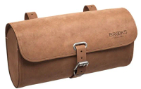 Brooks Challenge 皮革坐墊包 1.5L-深棕色