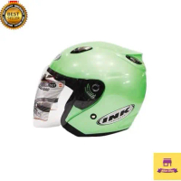 Helm BEST1 INK Centro Half Face Hijau SNI keren terbaru