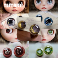 YESTARY Eyes For Toys Blythe Eye Piece BJD Doll Accessories DIY Handmade Eyes For Dolls Crafts Magnet Drop Glues Eye Blythe Doll