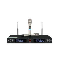 New Design UHF Wireless Karaoke Microphone Portable InAndOn Microphone Karaoke System Vlog Microphone