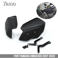 山葉 適用於雅馬哈 XMAX300 XMAX 300 V1 2017-2022 摩托車指節遮陽板改裝護手原廠風格擋風玻璃