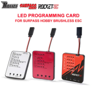 Surpass Hobby Rocket-Rc LED Programming Card For RC Car 18A 25A 35A 45A 60A 80A 120A ESC Brushless Electronic Speed Controller