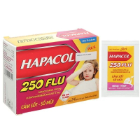 Thuốc cốm sủi bọt Hapacol 250 Flu trị cảm cúm, sổ mũi