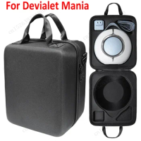 Portable Storage Bag Protective Travel Carry Bag Waterproof Shockproof with Shoulder Strap for Devialet Mania Outdoor Speaker
