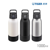 TIGER虎牌 抗菌加工大容量運動型不鏽鋼保冷瓶1000ml(MTA-B100)