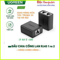 đầu pha lê Bộ chia mạng Lan RJ45 1 ra 2 chính hãng Ugreen 50923 cao cấp