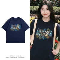 Cartoon Creative Street Women Round Neck Sports Fashion Basic Short Sleeve T-Shirt Women Loose Cotto
