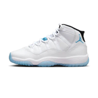 【NIKE 耐吉】Air Jordan 11 Retro Legend Blue 童鞋 大童 白藍色 大魔王 運動 休閒 籃球鞋 378038-104