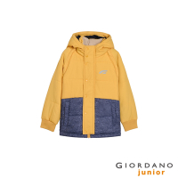 GIORDANO  童裝可拆袖鋪棉外套 - 46 杏黃色