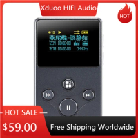 XDUOO X2s Hi-Res Lossless Portable Music MP3 Player Portable Aluminum Shell Op-Amp Support DSD128 PCM 24Bit/192K OLED Screen
