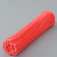 ลวดกำมะหยี่ DIY 100 ชิ้น 8 มิล ลวดกํามะหยี่ขนฟู เส้นขนฟู ลวดกำมะหยี่หนาพิเศษ คละสี สีพาสเทล สีสันสดใ