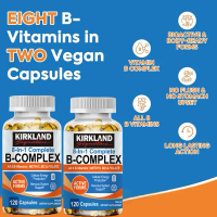 Viên nhộng phức hợp vitamin B 8 trong 1 dành cho nam và nữ, Siêu vitamin tổng hợp B12, B1, B2, B3, B