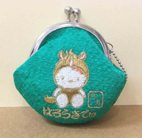 【震撼精品百貨】Hello Kitty 凱蒂貓-珠扣零錢包-KITTY和風系列-馬圖案 震撼日式精品百貨