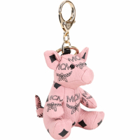 MCM Visetos Zoo Pig 小豬造型吊飾鑰匙圈(粉色)