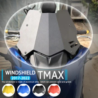 MTKRACING For YAMAHA Tmax530 DX SX TMAX560 T-MAX Tmax 530 560 2017-2022 Aluminum Windscreen Deflector Extention Kit Windshield