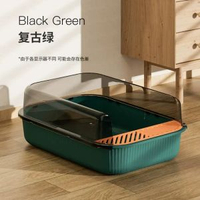 万象集市 - 半封閉貓砂盆特大號防外濺貓廁所貓屎盆超大貓沙盆送貓砂鏟