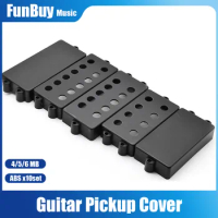10set 4/5/6MB Sealed Closed 4/5/6String Guitar Pickup Cover Case Holder /Lid/Shell/Top with Bobbin for Electric Bass Guitar
