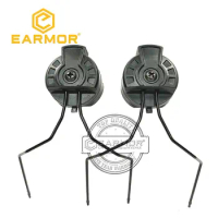 EARMOR HeadSet ARC &amp; EXFIL Helmet Rails Adapter Attachment Kit Tactical Headphone Adapter for ARC Rail Helmet Accessories
