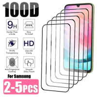 2-5PCS Full Cover Screen Protector for Samsung A52S A32 A22 A12 S21 S20 FE 5G Tempered Glass for Samsung A73 A53 A33 A23 5G A21S
