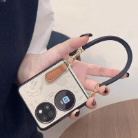 適用于華為pocket2 米奇指環創意皮質華為P50 pocket折疊屏手機套