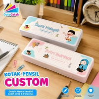 Tempat Pensil / Kotak Pensil Custom Nama dan Foto DS-1