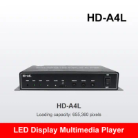 Huidu A4L LED Display Multimedia Player HD-A4L HD-A4 Upgraded Version Supporting Multi-Terminal Control Standard 2.4GHz Wi-Fi