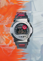 日本代購 卡西歐 CASIO G-SHOCK G-B001MVA-1JR 黑+紅素材融合手錶 空運 防震 防水 30米