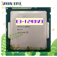 Xeon E3-1240 v3 E3 1240v3 E3 1240 v3 3.4 GHz Quad-Core Eight-Thread CPU Processor 8M 80W LGA 1150