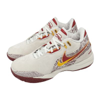 Nike 籃球鞋 ZM LeBron NXXT GEN AMPD TYP EP 男鞋 米白 紅 LBJ 詹姆斯 FZ7888-001