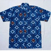 seragam batik sekolah SMP motif lugina / kemeja batik smp lugina pendek M