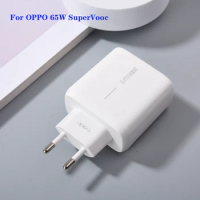 Original OPPO Reno7 Reno6 Pro+ Charger 65W SuoerVOOC Fast Charging Power Adapter EU Plug For Find X3 Pro Realme X9 X7 Q2 Pro GT