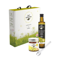 【Signe Cameline】加拿大焙香薺藍籽油Roasted Camelina Oil +天然薺藍花蜂蜜禮盒組(送玻璃蜂蜜棒)