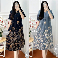 Daster Busui Resleting Depan Bahan Rayon Premium Model Terbaru Kekinian 2026 Kimono Rayon Wanita Bu