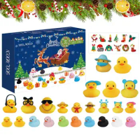 24PCS Advent Calendar Christmas Advent Calendar For Kids Ducks Advent Calendar Christmas Toys Gifts For Kids Adults Front