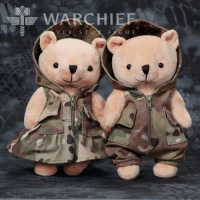Outdoor Toys Camouflage Bear Doll Birthday Gift Teddy Bear Camping Equipment Camping Gear Outdoor Bomba