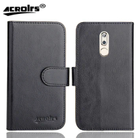 ZTE Axon 7 Mini Case 5.2" 6 Colors Flip Soft Leather Crazy Horse Phone Cover Stand Function Cases Credit Card Wallet