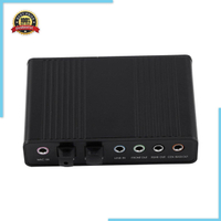 【最佳價格】音頻輸出適配器外部聲卡 6 通道 5.1 Spdif Usb 光卡