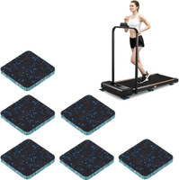 6 Pcs Walking Pad Mat Walking Pad Mat for Car Treadmill Pads for Floor Walking Pad Mat for Hardwood 