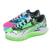 【PUMA】籃球鞋 Scoot Zeros II 男鞋 霓虹綠 螢光粉 NBA 2K 氮氣中底 明星款(311349-01)