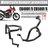 Highway Engine Guard Motorcycle Crash Bars Bar Bumper Protector Stunt Cage Fairing Protection For Honda CB400X CB400F CB500X/F