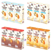 ขายดีประจำเดือนนี้ ขายร้อน Almond Milk 4 รส (Glico Almond KOKA Brand) 180 ml. x3 เครื่องดื่มน้ำนมอัล